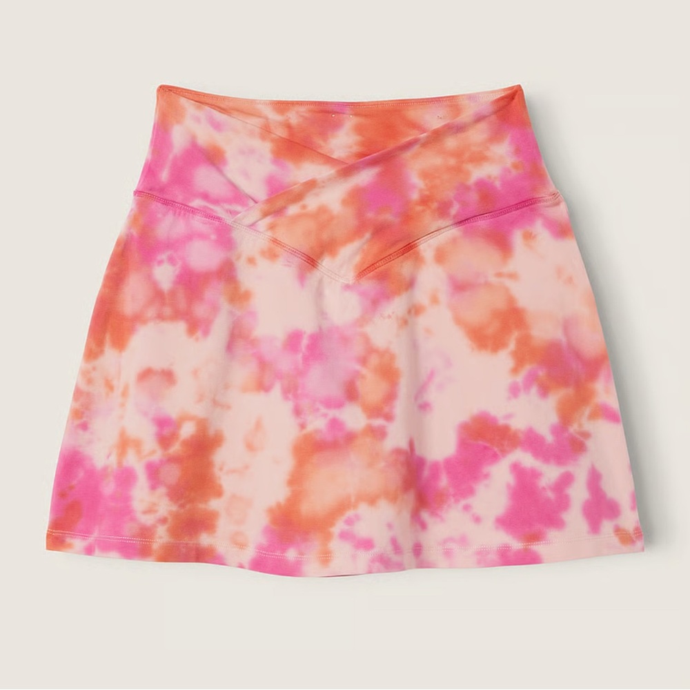 PINK Victoria's Secret A-Line Tie Front Mini Skorts - XS - Excellent Condition,